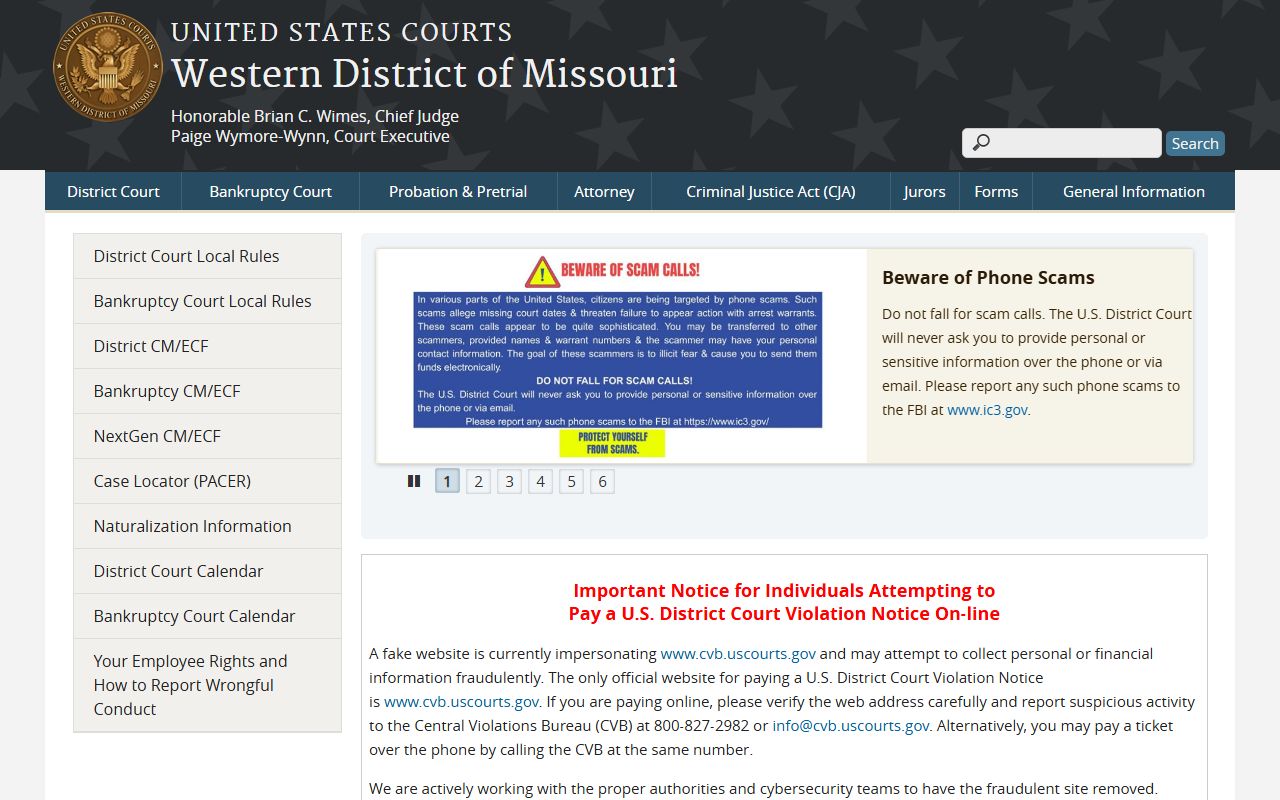 Morgan County Circuit Court records Western District federal court source