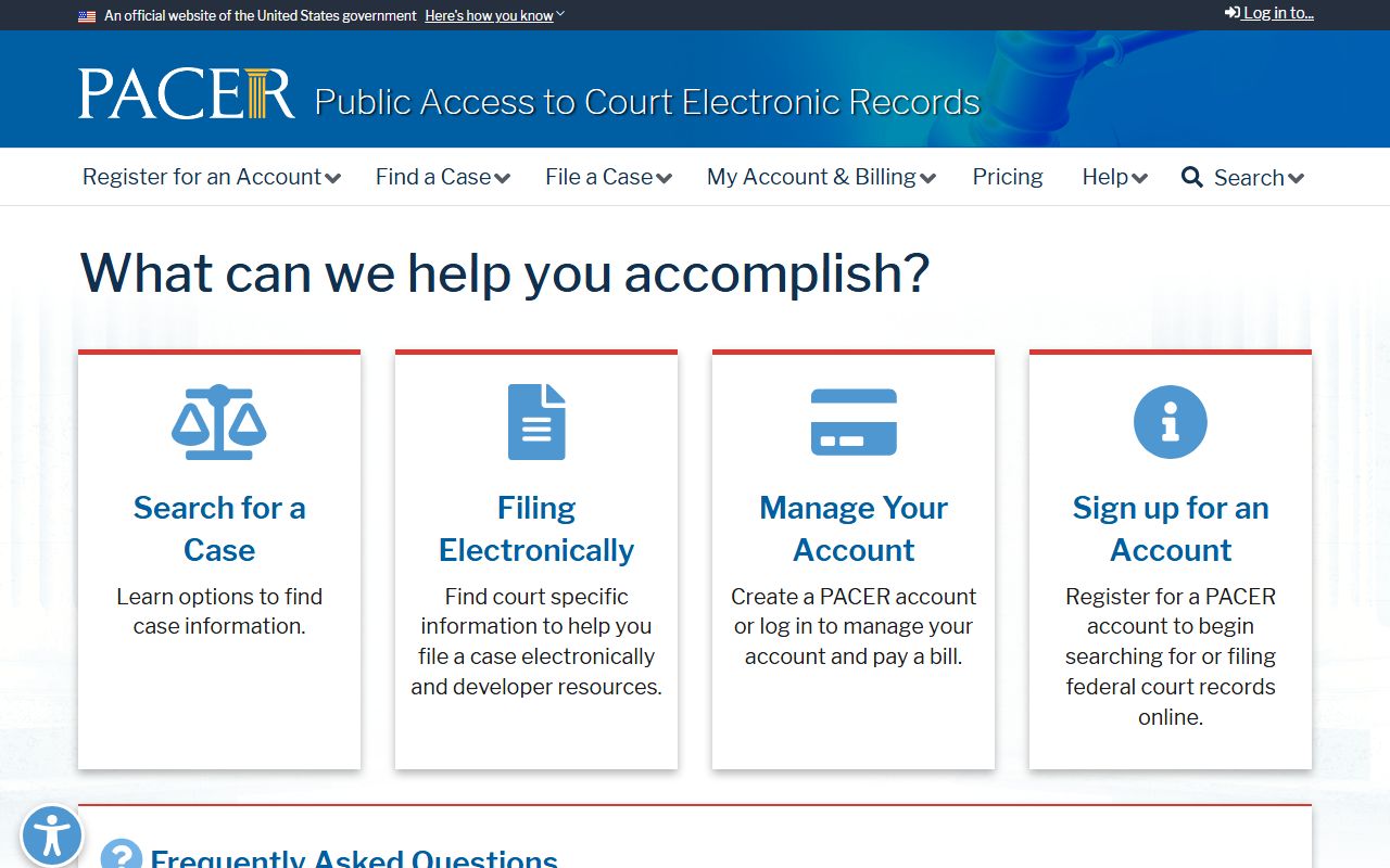 Morgan County Circuit Court records PACER federal access source